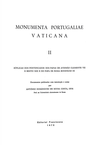 Monumenta Portugaliae Vaticana II